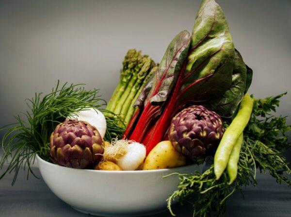 vegetables in bowl